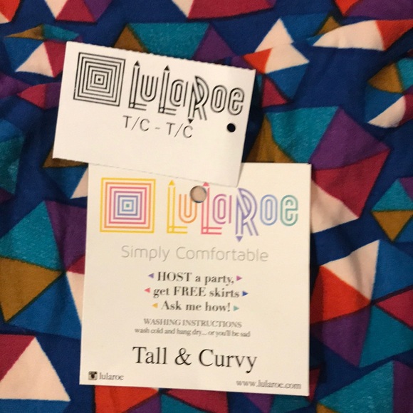 LuLaRoe Tall & Curvy leggings NWT - Picture 5 of 6